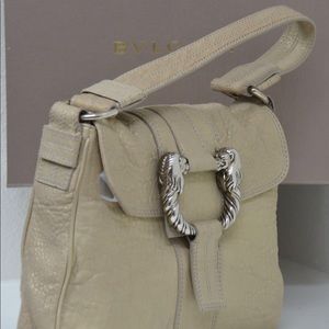 BVLGARi Calf Leather Hobo w Leoni Lion closure!